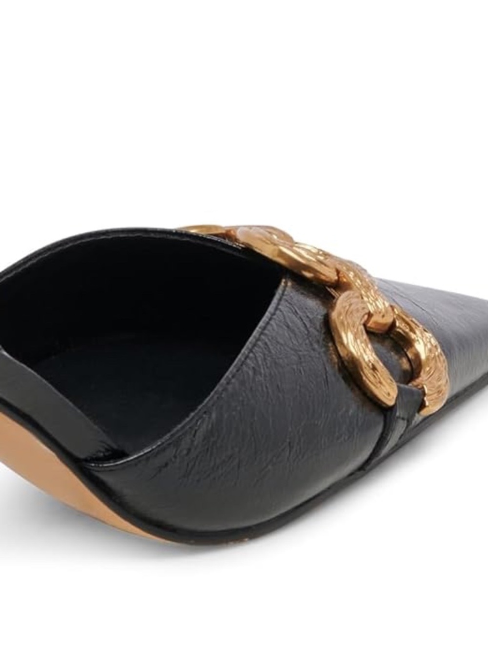dolce vita | haylee slingback pump | pointed toe | low heel | gold | US 12 - Picture 9 of 11